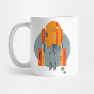 Robot Matte Sunrise Mug